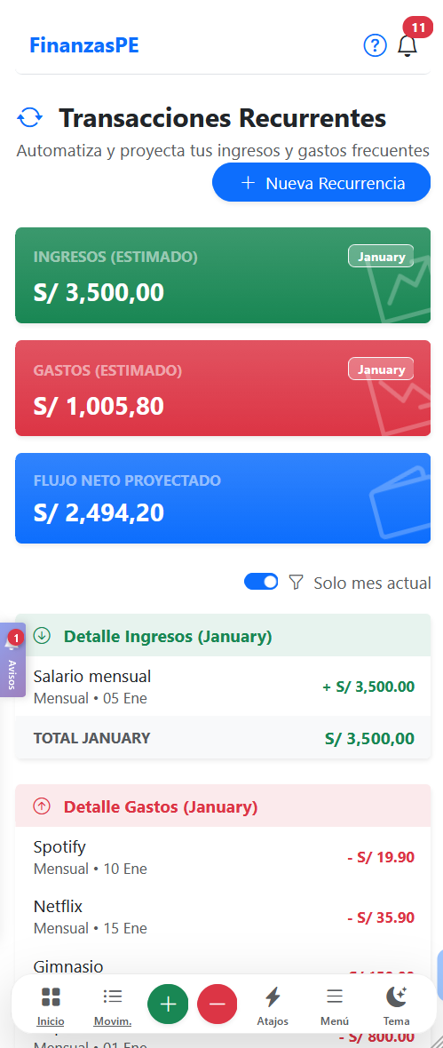 Sistema FinanzasPE - Licencia - Imagen 9